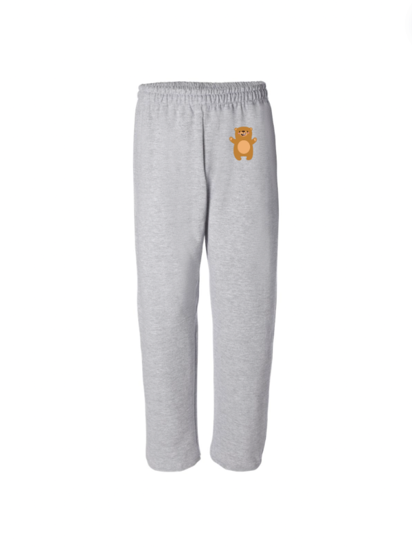 Brown Bear – Open-Bottom Sweatpants 3